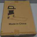 Hopelight Adjustable Bed Rail Support Handle with Storage Pouch, White and Black, Height Assist Safety Guard, Adjustable Bed Assist Rails for Seniors & Patients - Fits All Beds, Tool-Free Assembly