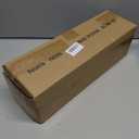 Matte Black Curtain Rods 28 to 86 Inch, Decorative Curtain Rods with Round Finials, Heavy Duty 1-Inch Telescoping Drapery Rods, Splicing Decorative Curtain Rods Matte Black