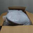 Reading Pillow for Sitting in Bed,22" H Back Support Pillow for Sitting up,Back Rest & Lumbar Support Pillows with Arms, Bed Rest Chair Cushion,Chaise Lounges Reclining,Gaming,Work,Resting(Grey&Blue)