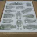 Glass Bud Vases in Bulk Set of 30 Pcs,Small Glass Vases for Flowers as Wedding Centerpieces for Tables,Clear Flower Vases Suitble for Wedding Decorations,Christmas Home Decor (Clear, 30 pcs)