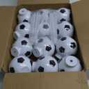 Sumind 12 Pcs Sport Ball Cups with Straws and Lids, 17 oz Plastic Cups Bulk for Adults Birthday Theme Party Sport Party Favors Supplies(Soccer)