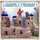 Santorini: Second Edition Board Game 24 Player Greek Strategy Game with 3D Towers & God Powers