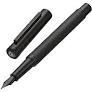 Fountain Pen Retractable, Retractable Fountain Pen 0.38mm Blue&black Ink Transparent Barrel Includes 5 Refillable Ink Cartridges, for Calligraphy Sketching Journaling Gift (Blue)