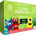 Little Monsters Beginners Sewing Kit - Awesome Gift for Girls & Boys Ages 7 to 13, Best Educational Craft Kit & Toys for Kids