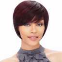 100% Real Human Hair Pixie Cut Wig with Bangs Effortless Chic Natural Look Lightweight for Women Cosplay Daily Wear Theme Parties