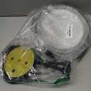 ALHAKIN 9" Wall Mounted Lighted Makeup Mirror, Large Double Sided 1X/10X Magnifying Mirror with 3 Color Lights Dimmable, 360 Rotation, Black