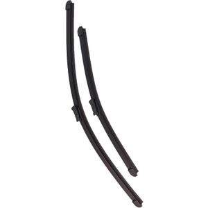 2pcs Windshield Window Wiper Blade Set Assembly Front Left Driver Side Plastic Rubber Metal Graphite Black 17" & 24" for Chevy for Equinox 2010-2016,for GMC for Terrain 2010-2017