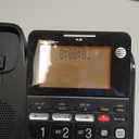 AT&T CD4930 Corded Phone with Digital Answering System and Caller ID, ExtraLarge Tilt Display & Buttons, Black