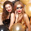 3pcs Funny Hot Dog Eyeglasses, Dance Party Makeup Glasses for Masquerade, 7. 08 X 2. 75 X 3. 54 Inch