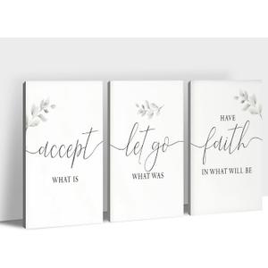 Office Wall Art-3 Panel Motivational Art, Inspirational Quotes Canvas for Home Office Decor, Positive Quote Art, Entrepreneur Words Poster Frame 16'x24'x3Pcs