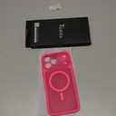 TOCOL for 17 Pro Max Case, Full Camera Protection, Built-in Magnetic Ring, Compatible with Magsafe Charger, Translucent Matte Phone Case for17 ProMax 6.9 inch (Hot Pink)