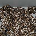 SxClub Jumpsuits for Women Formal Sexy Elegant Long Straight Pants Busineess Party Jumpsuit with Belt Pockets (Large, Leopard)