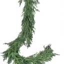 Norfolk Pine Garland Christmas Decoration Clearance - 6ft Realistic Norfolk Pine Leaves, Artificial Greenery Garlands for Holiday Mantle Fireplace Stairs Railing Table Home Decor (6 Feet)