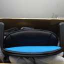 Wheelchairs for Adults Ergonomic Transport Chair Lightweight Foldable with 12-inch Big Wheels for All Terrains Travel Wheelchair with Removable Cushion