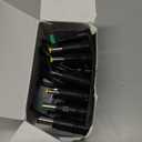 12V 2A 1A Power Supply AC Adapter with 8 Tips, Regulated 12 Volts 2000mA Replacement Charger Cord Cable for LED Strip Light, CCTV Camera, BT Speaker, GPS, Webcam, Router, DC 12V Converter (6ft)