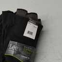 Lee Men's Big & Tall Extreme Motion Flat Front Regular Straight Pant (58W x 30L, Black)