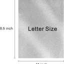 Heavyweight Silver Glitter Cardstock Paper, 50 Sheets (300 GSM = 110 lb Cover) Glitter Paper Letter Size 8.5 x 11 inches for Arts and Craft, DIY Projects