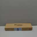 TONIAL Curtain Rod 32 to 58 Inch(2.6-4.8ft), Telescoping Splicing 3/4 Drapery Rods for Windows 20 to 53 Inch(1.7-4.4ft), Decorative Single Rod with Small Cap Finial, Black