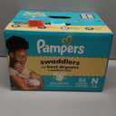 Pampers Swaddlers Diapers, Size 0 (up to 10 lbs), 84 Count, Absorbent, Keeps Baby Dry and Comfortable, Skin Safe Disposable Baby Diaper (Newborn)