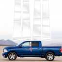 Door Pillar Posts Trim,Door Window Outer Pillar Post Panel Covers fit for Dodge Ram 1500 2500 3500 2009-2018,Pillar Moldings,Anti Scratches Chrome 4PCS