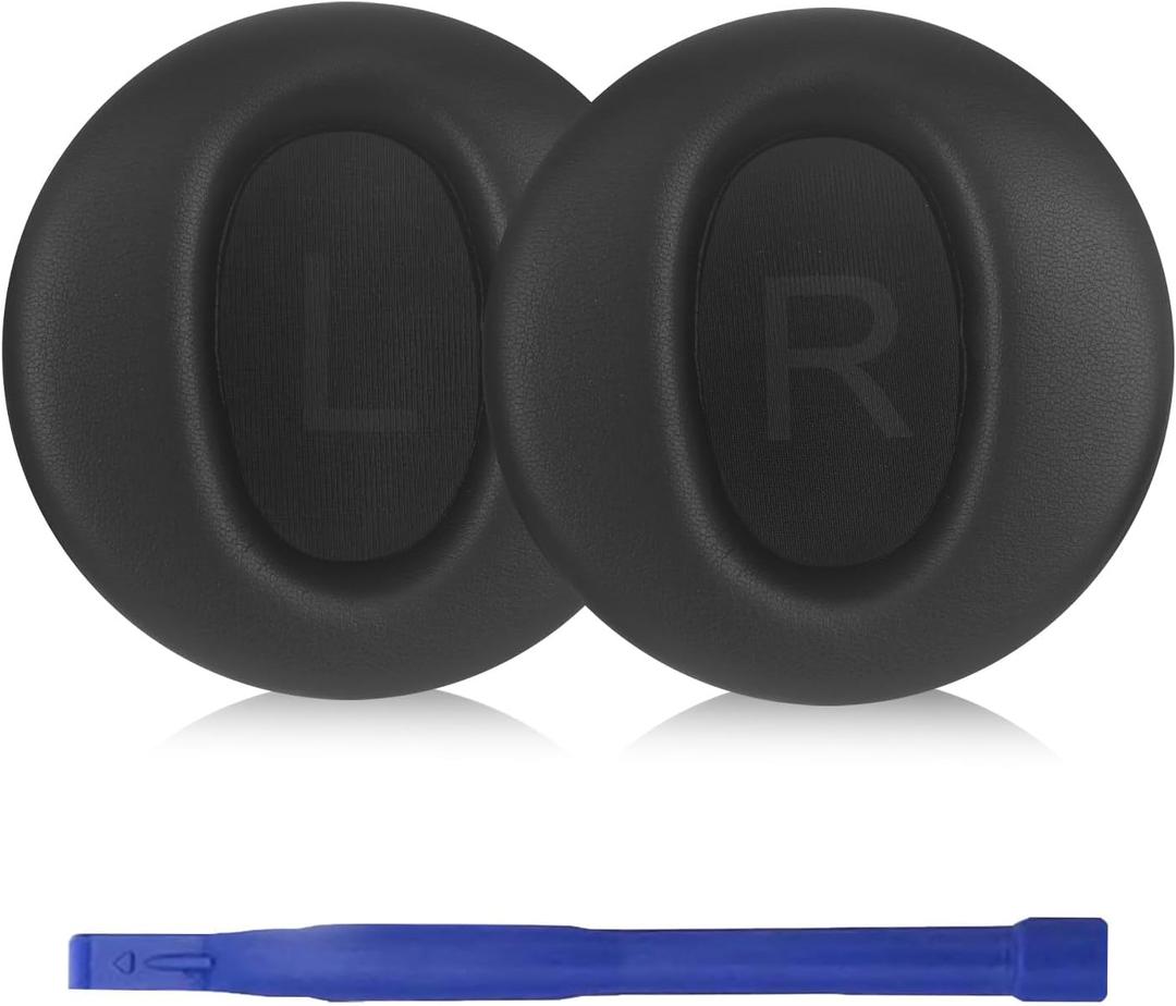 Aiivioll Noise Earpad for Wyze Headphones Replacement Ear Pads, Headphone Protective Pads, Ear Pad Cushions Made of Soft Protein Leather with Memory Foam, Sound Isolating (Black)