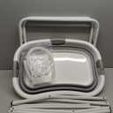 Amazon.com: Beberoad 2 in 1 Dog Bath Tub Dog Washing Station for Bathing and Grooming, Elevated Collapsible Foldable Portable Shower Bathtub for Small Dogs Cats Pet, Indoor and Outdoor : Pet Supplies