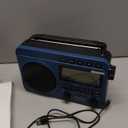 Digital AM FM Shortwave Radio with Best Reception,4000mAh Rechargeable Portable Radio with NOAA Weather Alert, Big Speaker, Digital Tuner and Stereo Earphone,Support Micro SD Card and USB MP3 Player