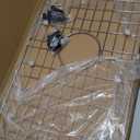 Serene Valley Sink Protector Grid 26-1/16" x 14-1/16", Centered Drain with Corner Radius 3-1/2", 304 Stainless Steel Material NLW2614C