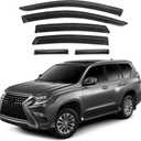 IG Window Visors Fit for 2010-2023 Lexus GX460, Out-Channel Rain Guards Vent Wind Deflectors 6PC, Car Accessories for 10-23 Lexus GX Series