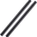 Barcetine 1FT Stainless Steel Extension Pole for 1 Inch Diameter Flag Pole Kit - Easy to Install for Extending Flagpoles - Black (2 Pack)