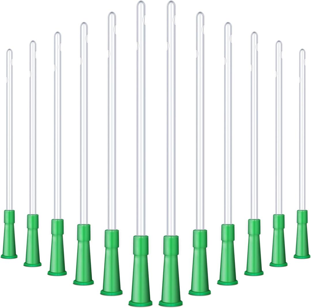 Nuanchu 150 PVC Replacement Tubing's Supplies Tubes Kit Clear Replacements Hose with Flexible Rounded End for Smooth Insert (14 FR)