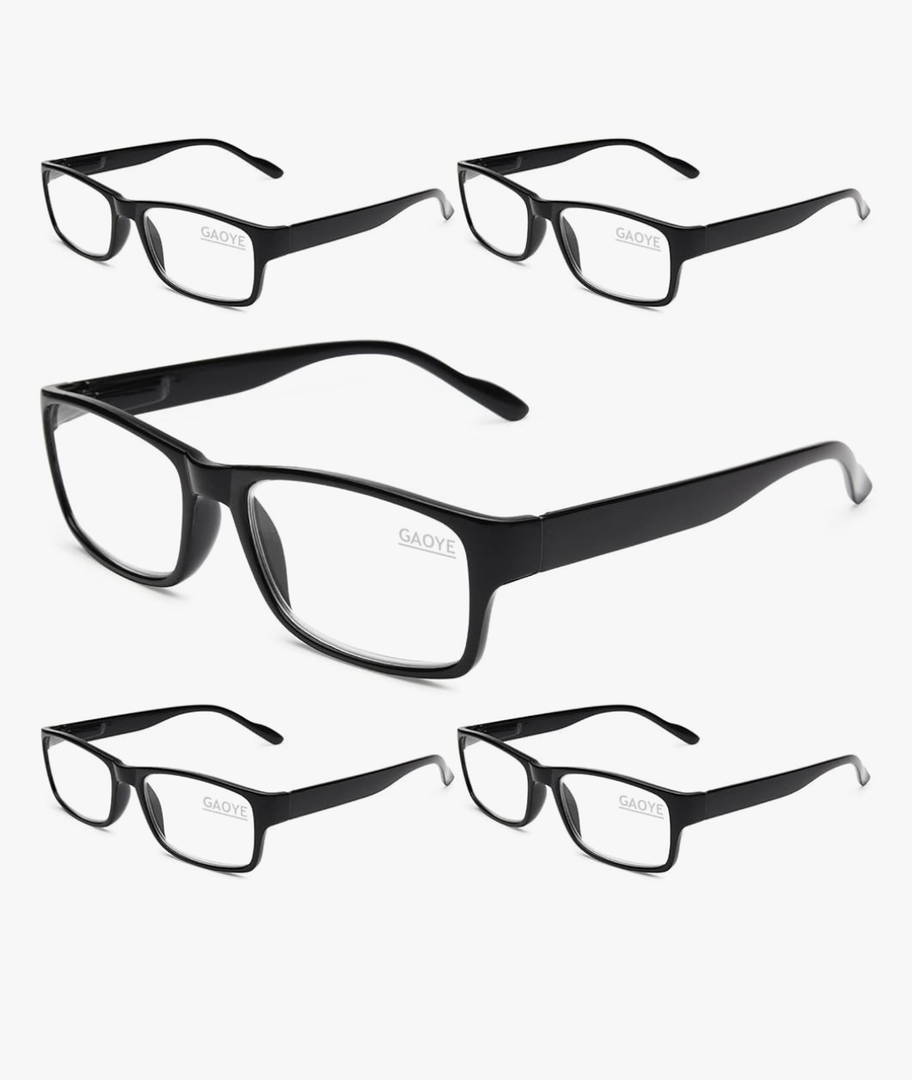 Gaoye Professional Reading Glasses for All Day - Computer Readers with Blue Light Protection - Value Pack(1.0)