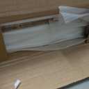 4 Wooden Drawer Dresser for Bedroom Storage, Modern Farmhouse Wood Chest of Drawers with Metal Handles, Wide Storage, Cabinet for Closet, Living Room, or Entryway White (15.7"D x 29.5"W x 36.6"H (4 Drawers))