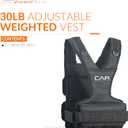 CAP Barbell Women's Weighted Vest, 30 Pound, Black