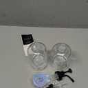 YOXIER Coffee Bar Accessories,Syrup Dispenser,Glass Syrup Bottle with Pump,Glass Oil Container With Metal Pourer for Storing Hand Sanitizer Syrup for Daily Liquid Packaging Black