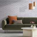 COMSTICKC 3D Faux Brick Wall Panel Peel and Stick Wall Covering, 22.8" x 11.8"