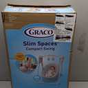 Graco Slim Spaces Compact Baby Swing - Indoor Infant Swing, Baby Registry Must Have, Gifts for New Parents