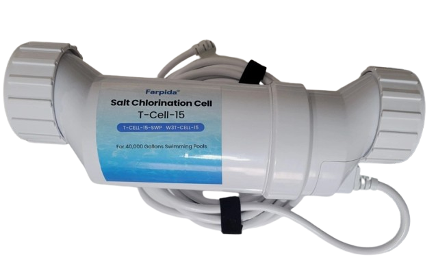 Farpida Salt Chlorination Cell T-Cell-15/SWP For 40,000 Gallons Swimming Pools
