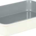 Sur La Table Kitchen Essentials Bake Sale 9 X 13 Inch PFOA, PFAS, PTFE Free Nonstick Roaster/Cake/Baking Pan - Linen White