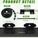 Sasylvia 2.5'' x 200' Landscape Edging Kit Edging Border Coil Include 120 Anchoring Spikes 10 Connectors Plastic Garden Border for Lawn Garden Grass Yard Home(Black)