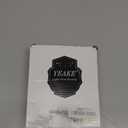 YEAKE Adjustable Flexible Gooseneck Makeup Mirror,360Rotation Folding Portable Desk Vanity Mirror with Stand Shower Shaving Cosmetic Mirror Square