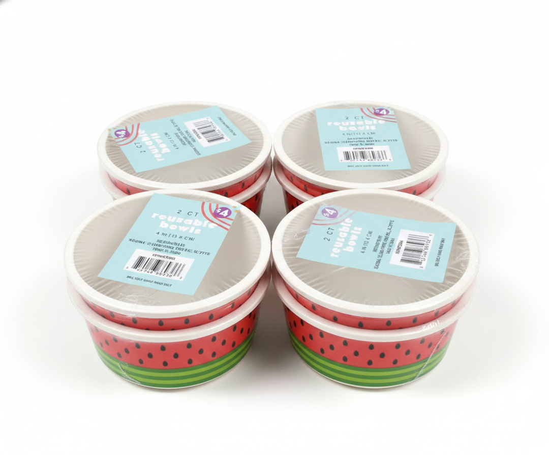 2CT reusable bowls 4in DISTRIBUTED BY SEASONAL CELEBRATIONS, FORT MILL (4Pack)