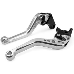 RIDE IT FOREVER Short Brake Clutch Levers for CBR500R/CB500F/X 2013-2021,GROM 2014-2023,CBR250R 2011-2013,CBR300R CB300F/FA 2014-2022,CB400F/CB400R 2013-2020-Silver