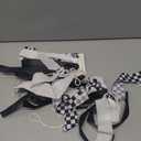 Black And White Gingham Banner/Garland - Black Gingham Banner For Baby Shower,Fast One/Two Fast Birthday High Chair,Checkered Baby Shower (banner-1)