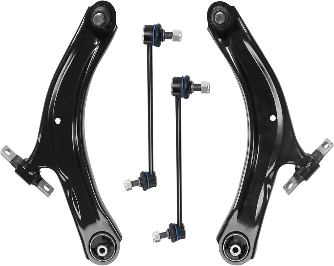 Front Left Right Lower Control Arm Ball Joint Stabilizer Sway Bar Link Assembly Replacement for Nissan Rogue 2008-2013 Rogue Select 2014-2015 Suspension Kit MS30194 K750094