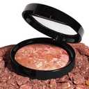Baked Bronzer Powder for Face – Natural Bronze, Cruelty Free Makeup for Shape, Contour & Highlight with a Soft Matte Radiant Finish (Nebula Night)