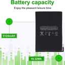 A1546 4.2V 5124mAh Battery, Compatible with iPad mini 4 A1546 A1550 iPad mini 5 A2133 A2124,Comes with a Battery Installation Tool