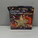 Wninbu Christmas Tree Topper Star Lighted with 6 Projection Modes,Christmas Star Tree Topper Projector Built-in LED Rotating Lights,3D Glitter Dynamic Projector Party Christmas Decorations (Gold)