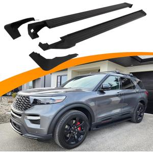 Running Boards Fit for 2020-2026 Ford Explorer Base ST XLT Limited Platinum ST-Line Timberline Side Steps w/Mud Flaps