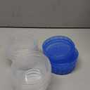 6 Pack-17oz Freezer Storage Containers, Plastic Food Storage Containers with Twist Top Lids, BPA Free and Reusable Soup Containers with Lid, Microwave and Dishwasher Safe